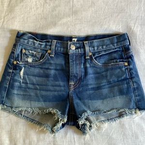 7 for all mankind Jean shorts